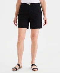 Style & Co Women's Cuffed Utility Shorts, Macy's Exclusive