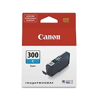 Canon Pfi-300 14.4ml Pigment Ink Tank for imagePROGRAF Pro-300 Printer, Cyan
