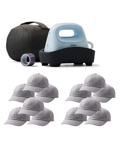 Cricut Hat Press Heat Press Machine with 12 Hats