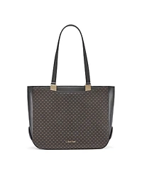 Calvin Klein Akari Large Signature Tote Bag