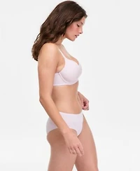 Natori Womens Cloud Comfort Back Smoothing T Shirt Bra Bliss Bare Cotton Hipster Underwear