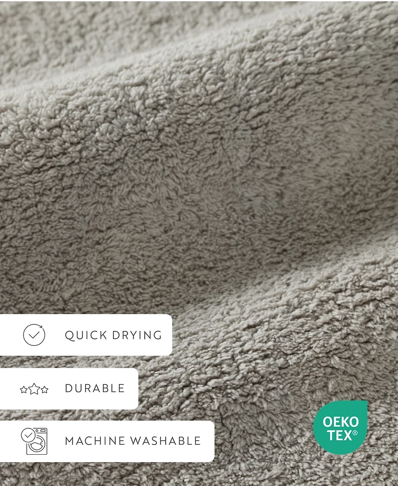 ienjoy Home Reversible Cotton Bath Mat, 24" x 17"