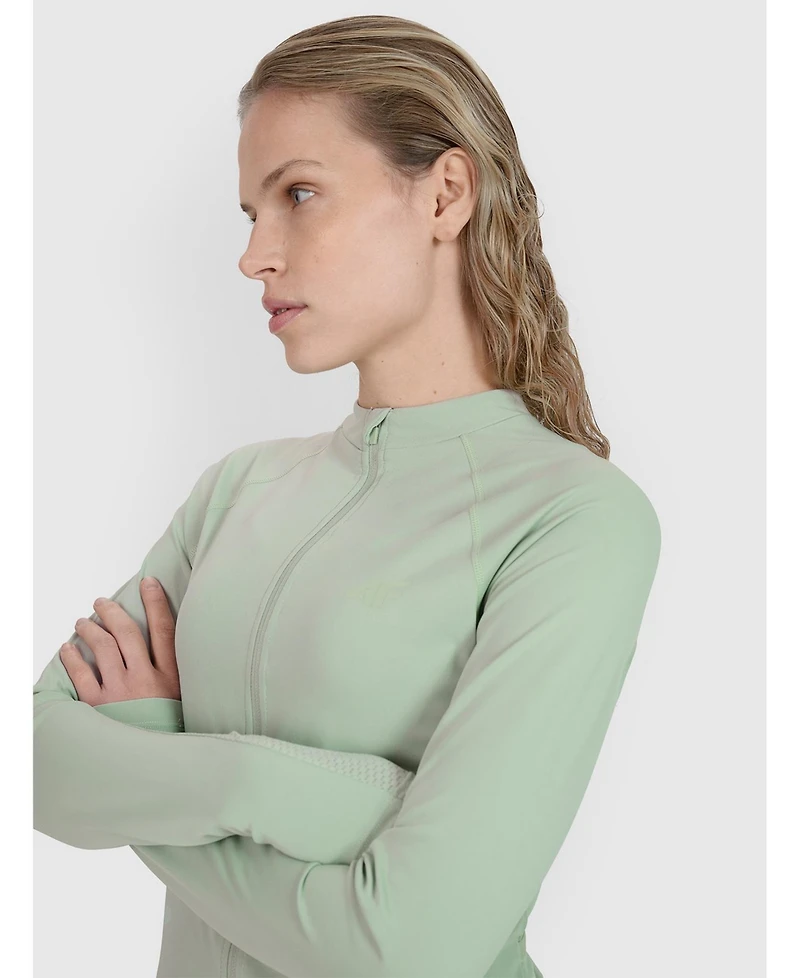 4F Women's Zip-Up Cycling Longsleeve
