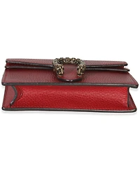 Pre-Owned Gucci Red Dollar Calfskin Crystal Super Mini Dionysus