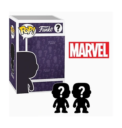 Funko Set of Surprise Mystery Marvel Pop! Randomly Selected
