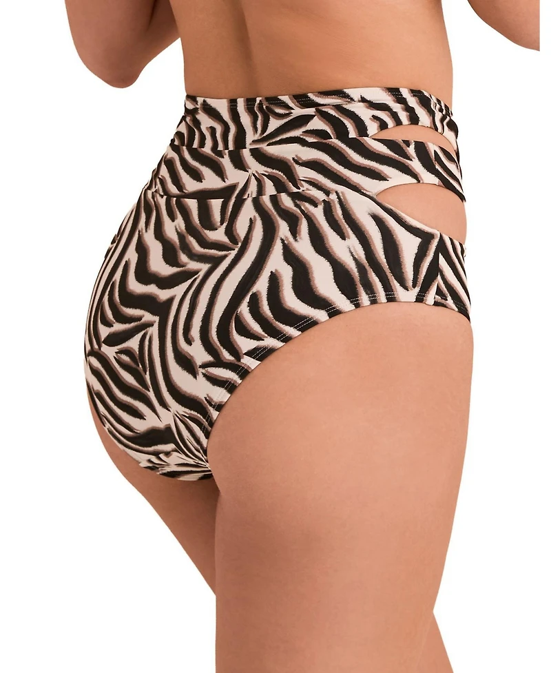 Adore Me Women's Demi Swimwear High Waist Bikini Bottom