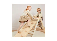 Tiny Land Pikler Triangle 7-in-1 Montessori Climbing Set