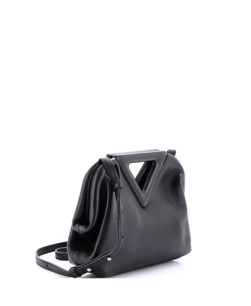 Pre-Owned Bottega Veneta Small Point Shoulder Bag Leather