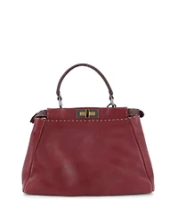Pre-Owned Fendi Medium Selleria Peekaboo Bag Leather