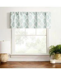 Ellis Curtain Palmetto 100% Cotton Tailored Rod Pocket Valance
