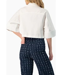 Ivonne Women's Dolman Sleeve Wide Shirt