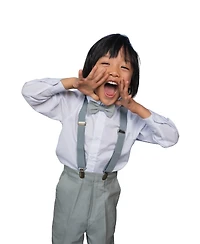 Peanut Butter Collection Boys Safari 4-Piece Barn Wedding Set