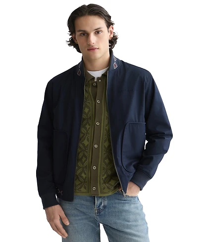Scotch & Soda Men's Long-Sleeve Regular-Fit Printed Cotton Jacket