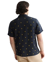 Scotch & Soda Men's Regular-Fit Short-Sleeve Linen Collared Shirt