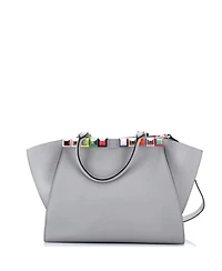 Pre-Owned Fendi Petite 3Jours Bag Studded Leather