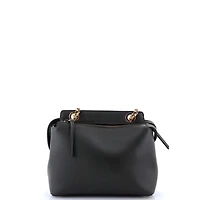 Pre-Owned Fendi Small Flowerland DotCom Convertible Satchel Embellished Leather