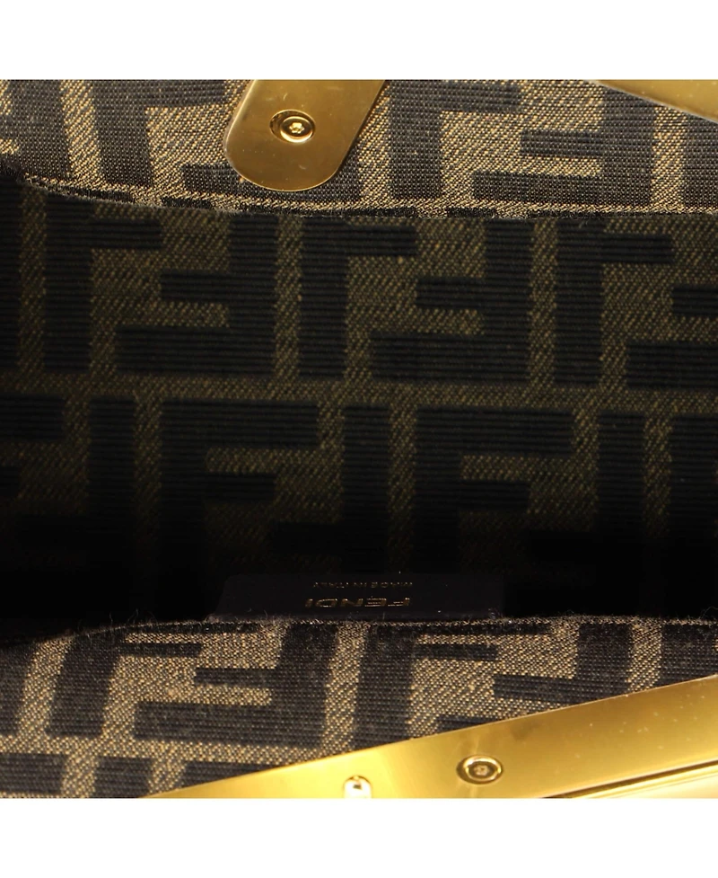 Pre-Owned Fendi Small First Bag Shearling