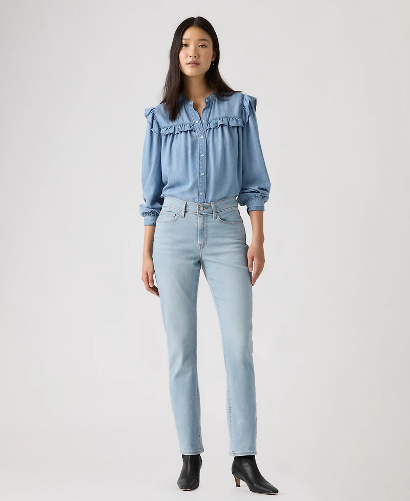 Levi's Women's Classic Mid-Rise Straight-Leg Jeans
