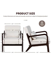 Rainsken Mid Century Modern Accent Chair