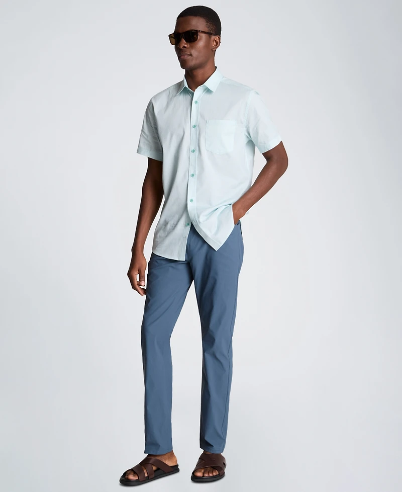 Kenneth Cole Men's Short-Sleeve Slim Fit Shirt