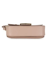 Pre-Owned Prada Cipria Saffiano Lux Embleme Flap Shoulder Bag