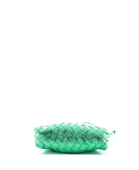 Pre-Owned Bottega Veneta Mini The Pouch Intrecciato Nappa