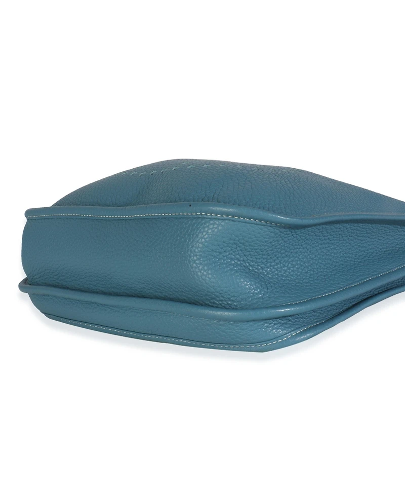 Pre-Owned HERMES Bleu Jean Clemence Evelyne Iii Pm Phw