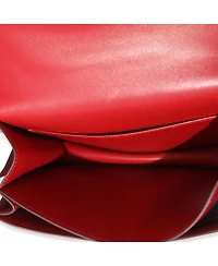 Pre-Owned HERMES Rouge Casaque Swift Constance 18 Ghw