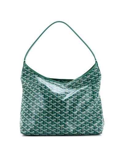 Pre-Owned Goyard Boheme Hobo Printed Coated Canvas