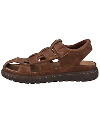 Dockers Men's Sarasota Tumbled Full Grain Moc Toe Sandal