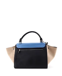 Pre-Owned Celine Small Trapeze Bag Leather with Patent