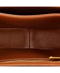 Pre-Owned Celine Teen Triomphe Shoulder Bag Canvas with Leather