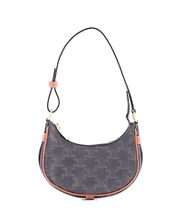 Pre-Owned Celine Mini Ava Bag Triomphe Coated Canvas