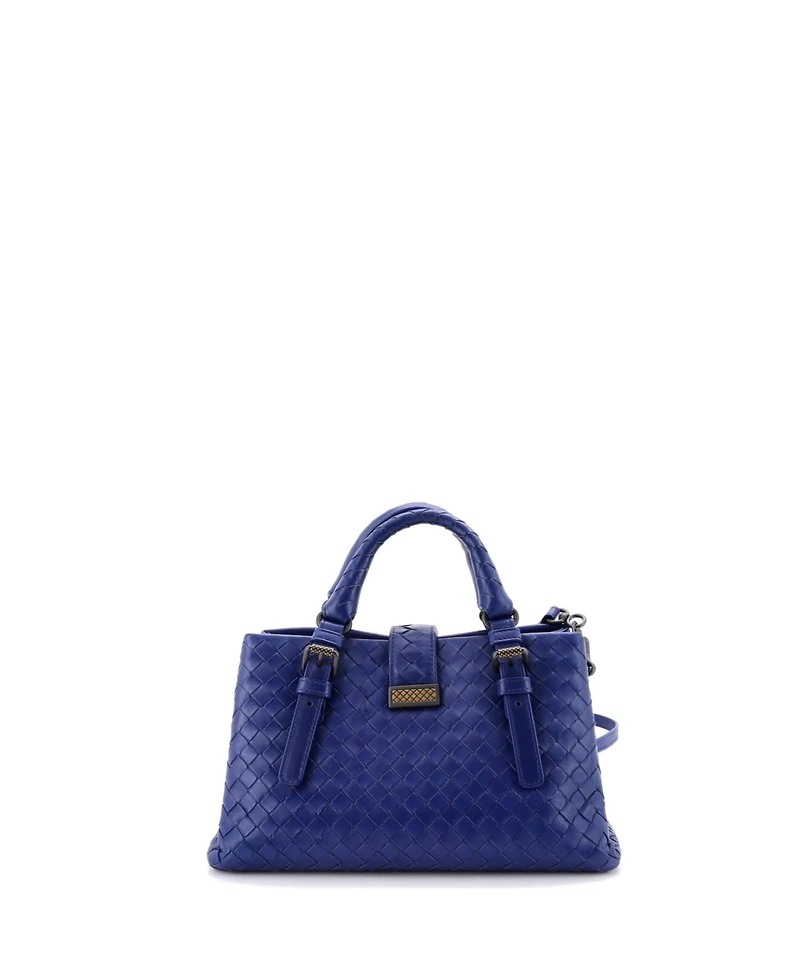 Pre-Owned Bottega Veneta Mini Roma Bag Intrecciato Nappa