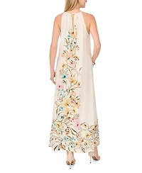 Vince Camuto Women's High-Neck Flowy Maxi Dress