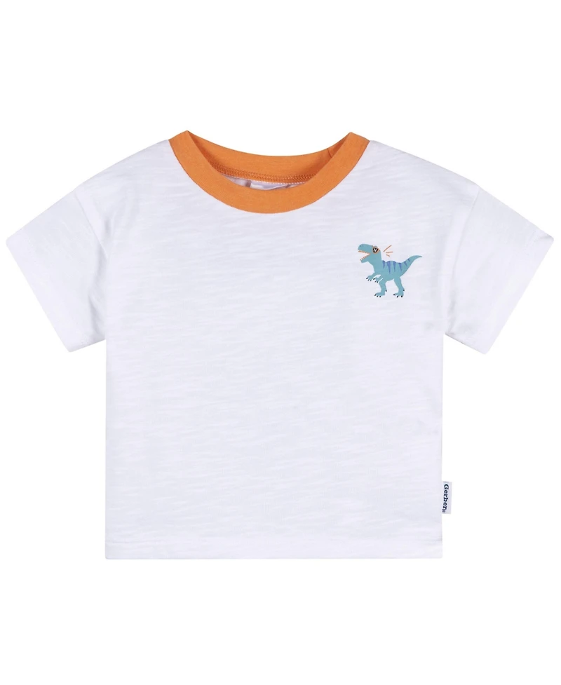 Gerber Toddler Boys Short Sleeve T-Shirts, 3-Pack