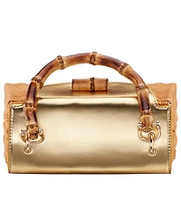 Nina Wicker Basket Small Satchel Bag