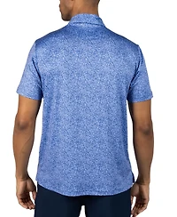 TailorByrd Men's Abstract Maze Printed Performance Polo