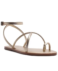 Schutz Women's Valeria Round Toe Flat Sandals