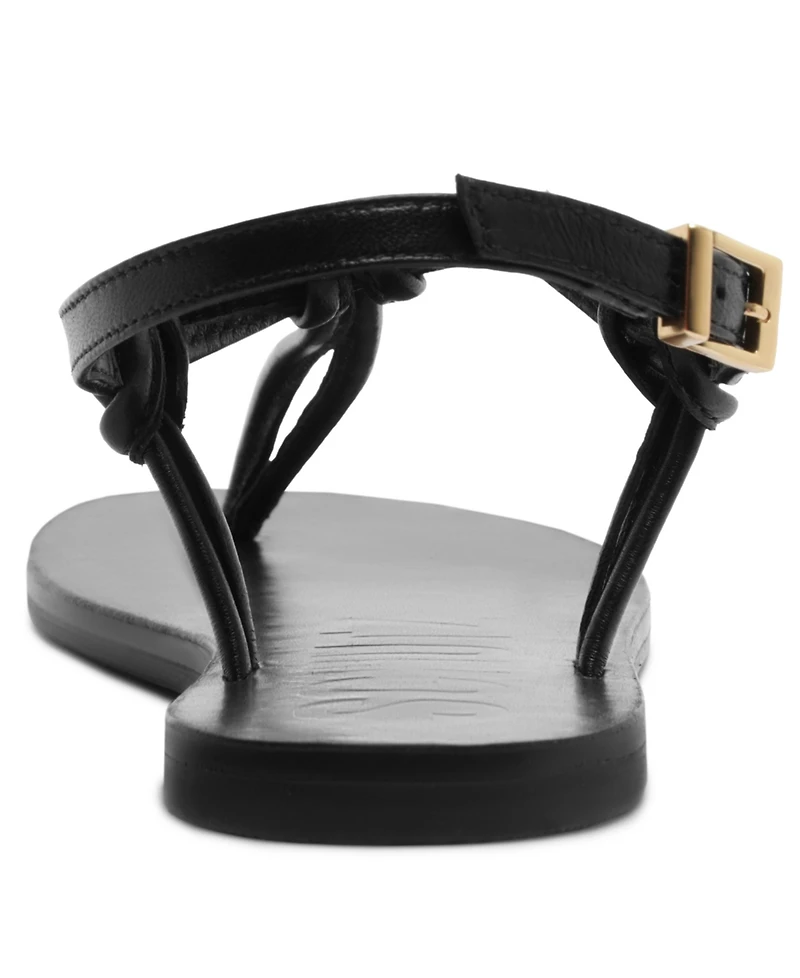 Schutz Women's Nina Round Toe Flat Sandals