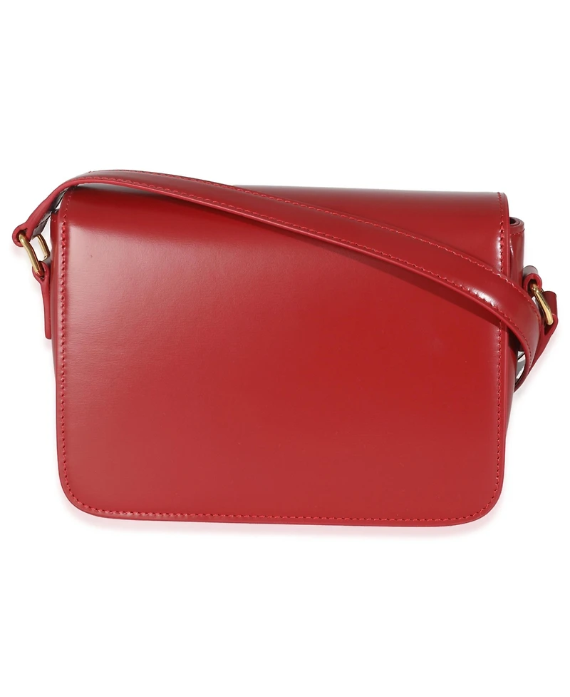 Pre-Owned Celine Red Shiny Calfskin Teen Triomphe