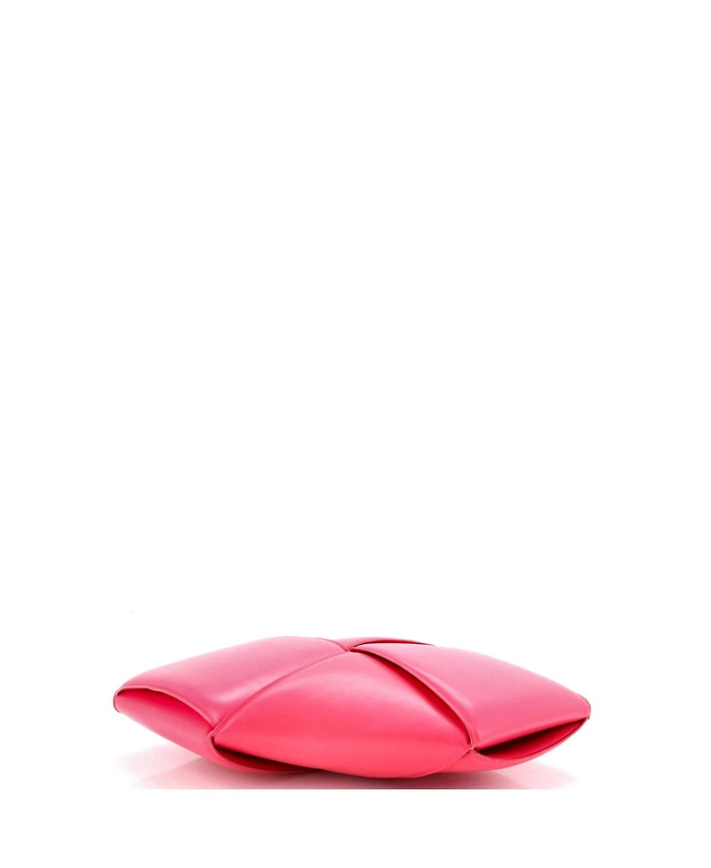 Pre-Owned Bottega Veneta Hexagon CLutch Maxi Intrecciato Leather