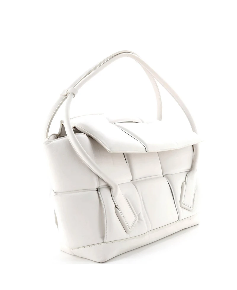 Pre-Owned Bottega Veneta Large Arco Bag Padded Maxi Intrecciato Leather