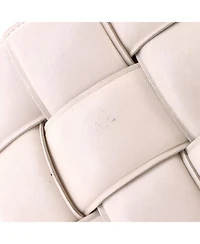 Pre-Owned Bottega Veneta Cassette Chain Crossbody Bag Padded Maxi Intrecciato Leather