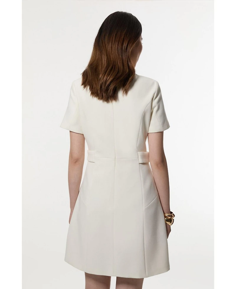 Karen Millen Women's Detail Tailored Mini Dress