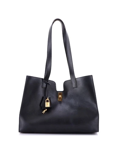 Pre-Owned Celine Cabas 16 Bag Grainy Calfskin