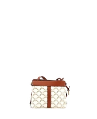 Pre-Owned Celine Small Teen Cabas De France Bag Triomphe Coated Canvas