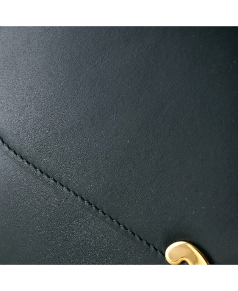 Pre-Owned Celine Large Triomphe Shoulder Bag Smooth Calfskin