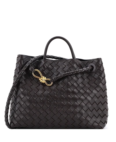 Pre-Owned Bottega Veneta Medium Andiamo Top Handle Bag Intrecciato Nappa