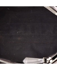 Pre-Owned Fendi Medium Logo By The Way Satchel Embossed Leather